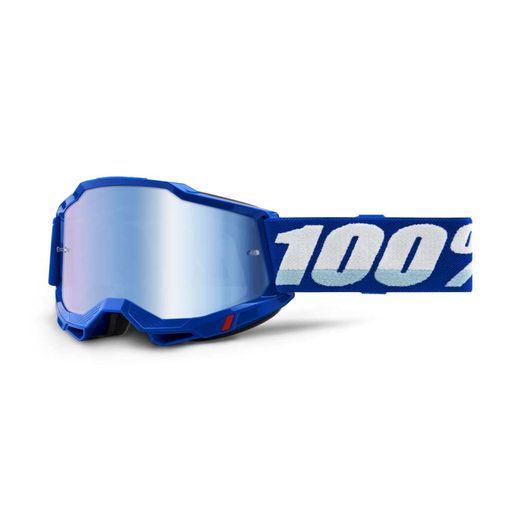 Okuliare 100% ACCURI 2 Goggle - Blue - Mirror Blue Lens