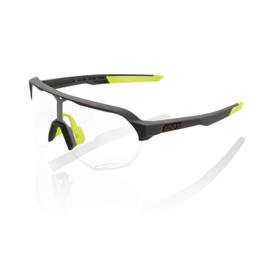 Okuliare 100% S2 - Soft Tact Cool Grey - Photochromic Lens
