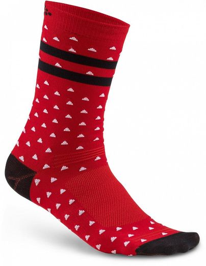 Ponožky Craft Pattern červené