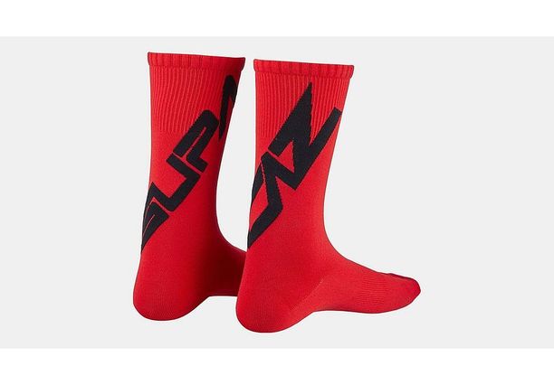 Ponožky Supacaz Supasox Twisted Sock Black/Red