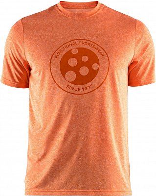 Tričko Craft Melange oranžové veľ. L