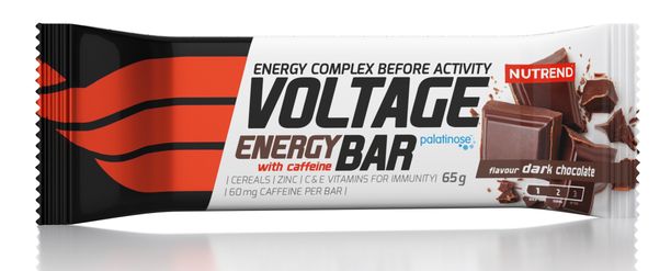 Tyčinka Nutrend Voltage Energy Bar 65 gr. tmavá čokoláda